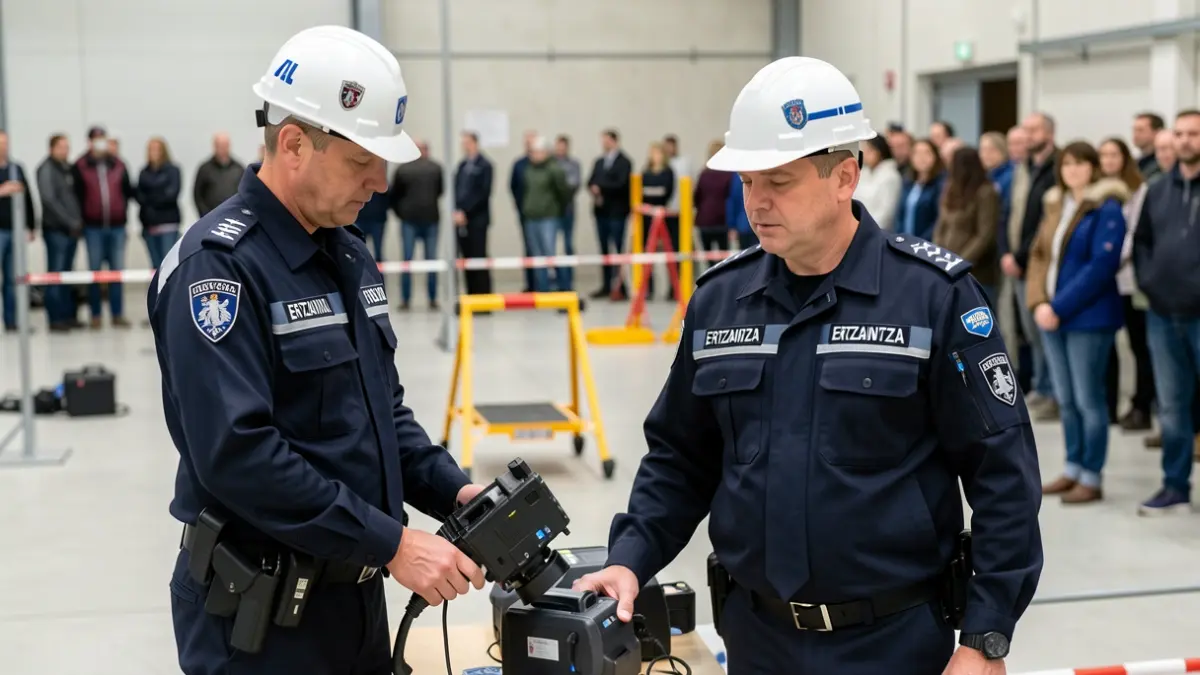 Imagen genérica de las instalaciones de entrenamiento de la Ertzaintza.