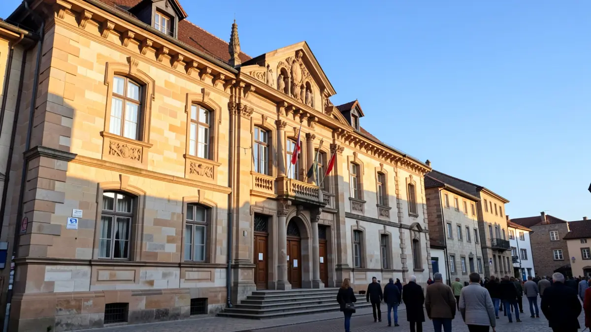 Irudi generikoa Etxebarriko udaletxearen fatxadarena.