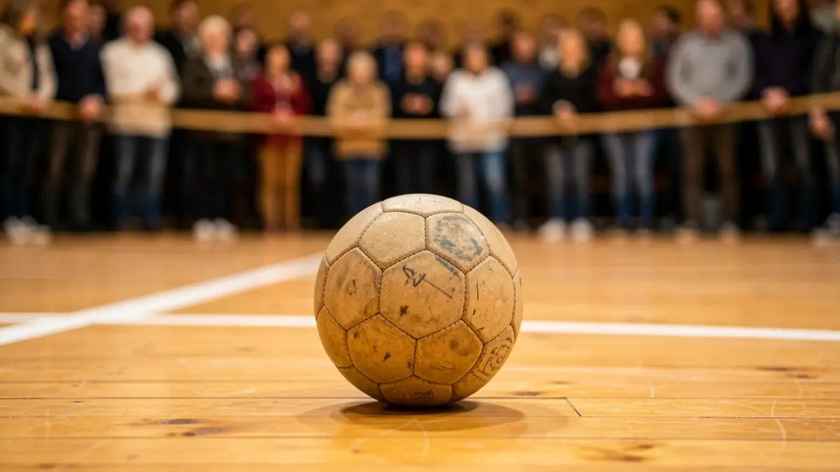 Imagen genérica de una pelota y un frontón.