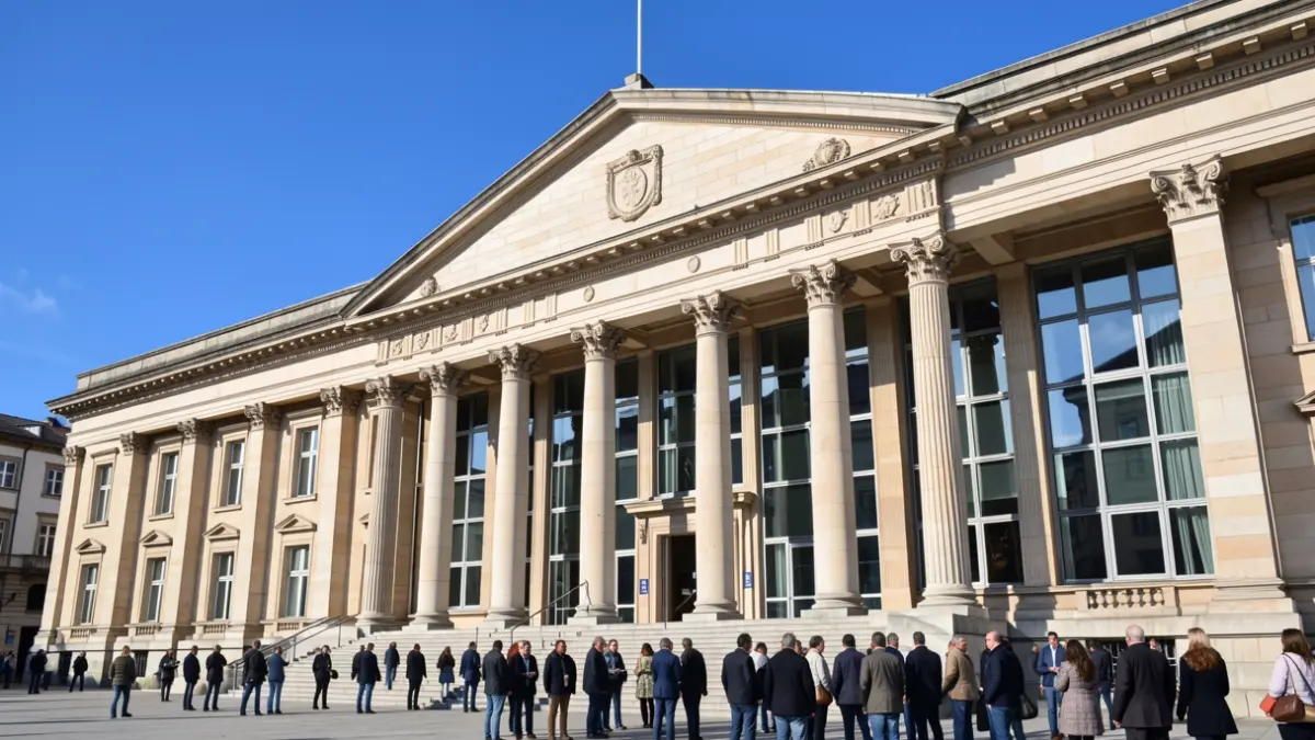 Generic image of the Basque Parliament building facade.