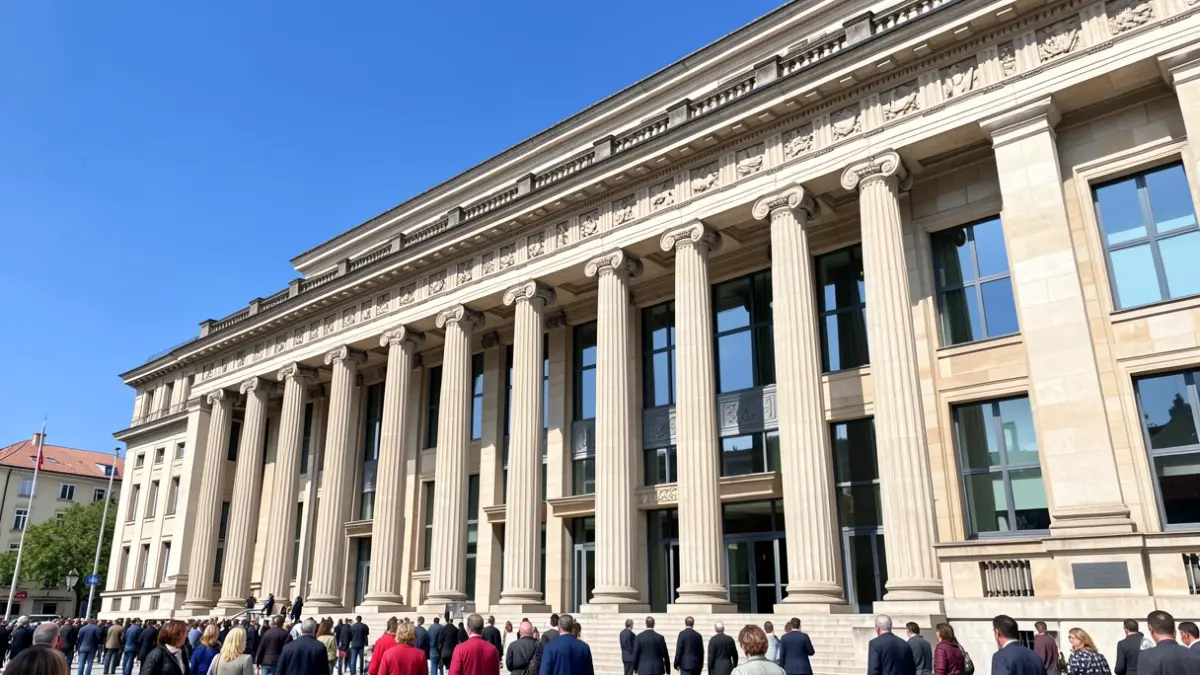 Generic image: Basque Parliament facade.