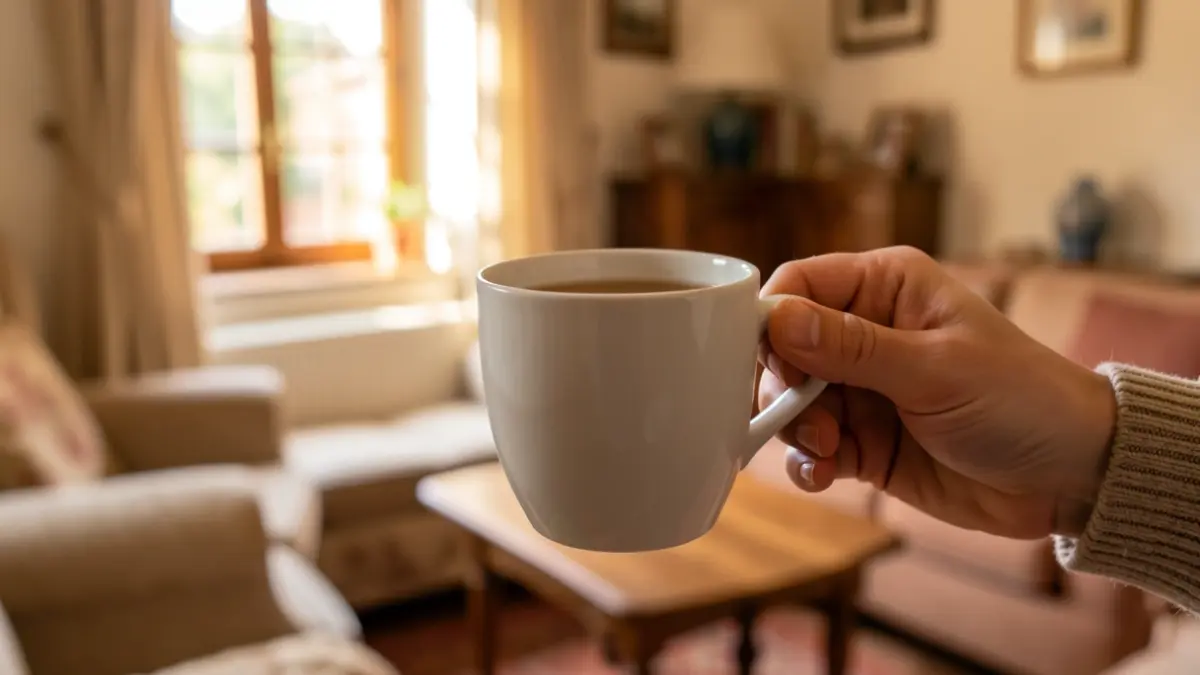 Generic image of a cozy home living room.