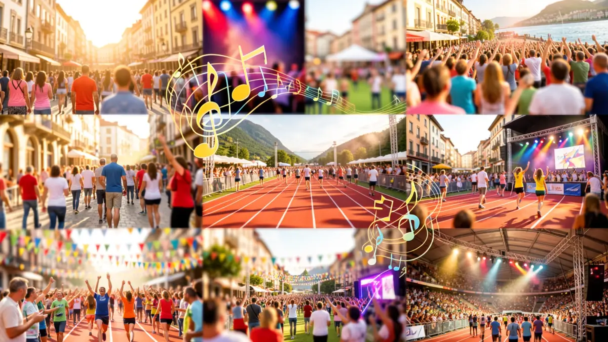 Imagen genérica de una variedad de eventos culturales y deportivos de verano.