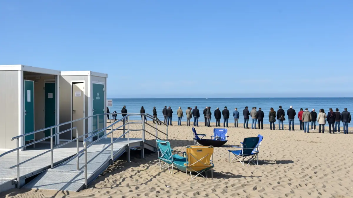 Generic image of accessible beach infrastructure in Getaria.