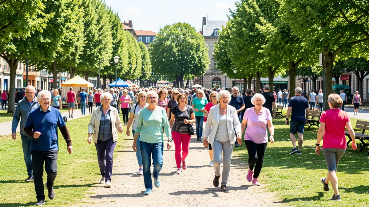 Imagen genérica de personas mayores participando en actividades deportivas.