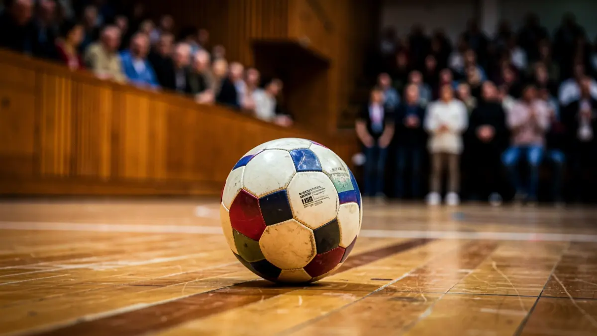 Imagen genérica de una pelota de cesta punta en la cancha.