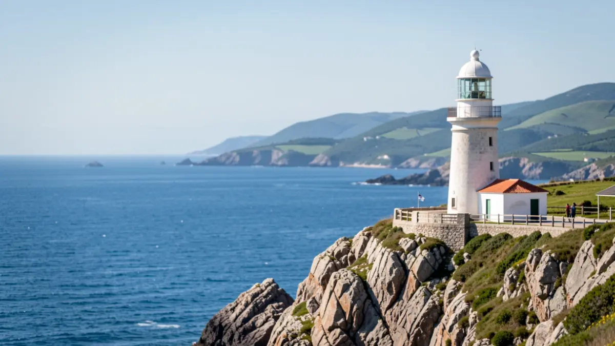 Generic image: The Faro de Higuer lighthouse in Hondarribia, overlooking the sea and coast.