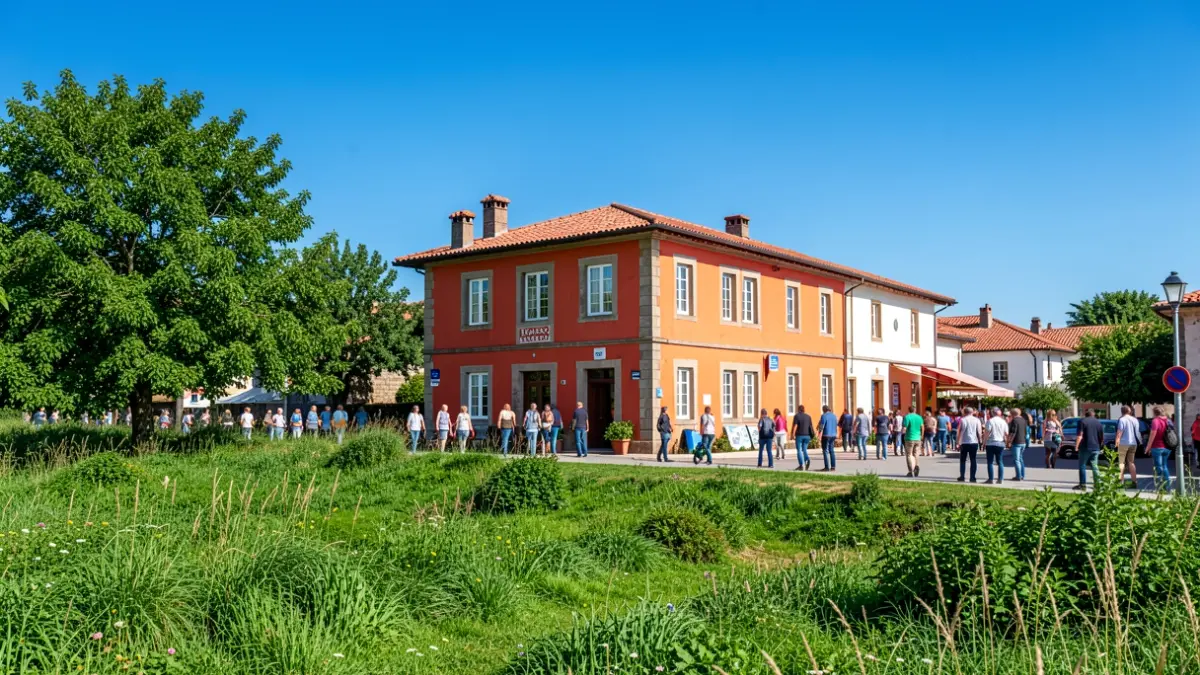 Irudia generikoa da, Ekoetxearen eraikinari eta ingurune naturalari erreferentzia egiten dio.