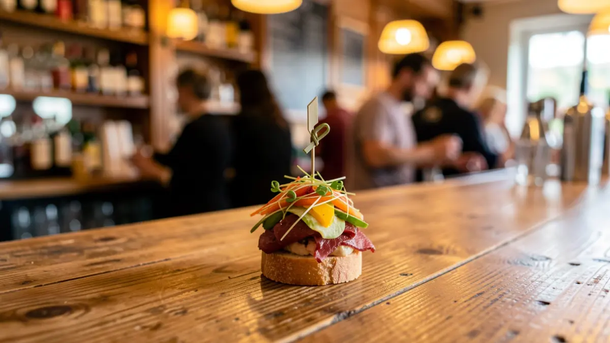 Generic image of a pintxo competition.