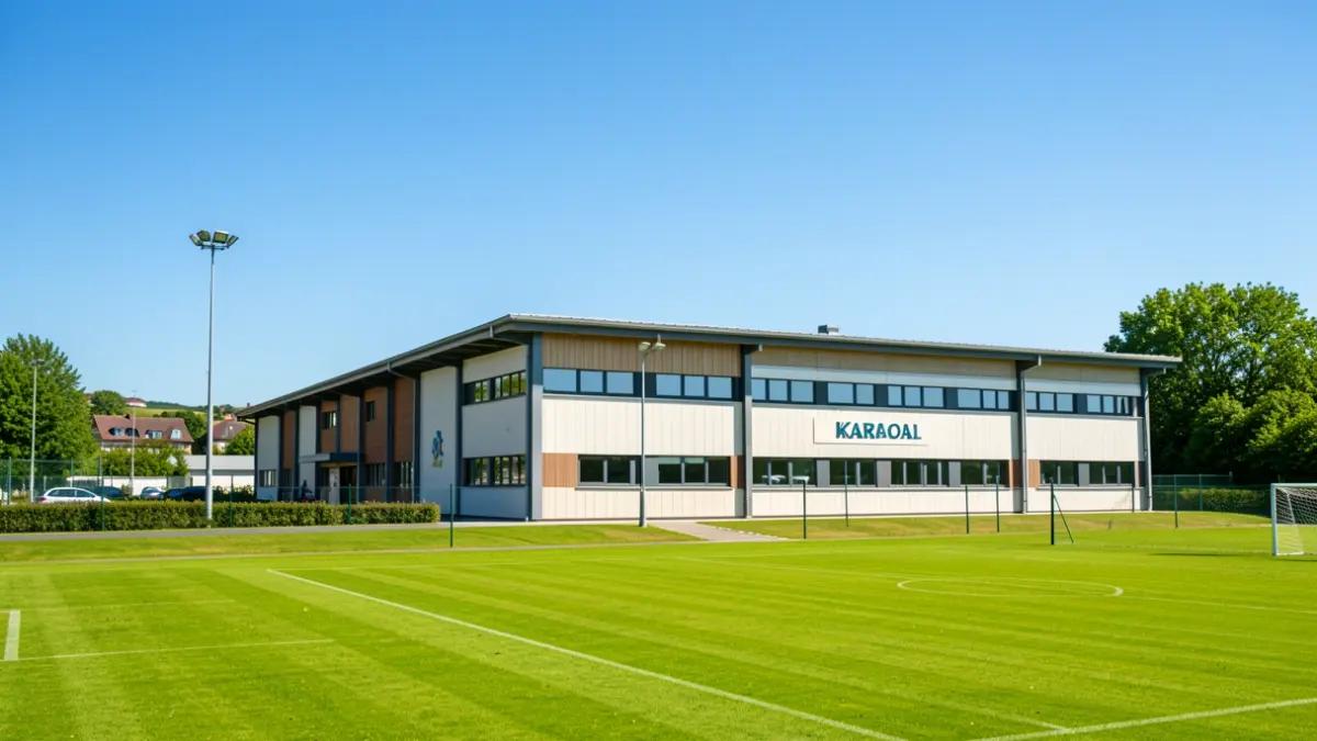 Imagen genérica del exterior del polideportivo Karela.