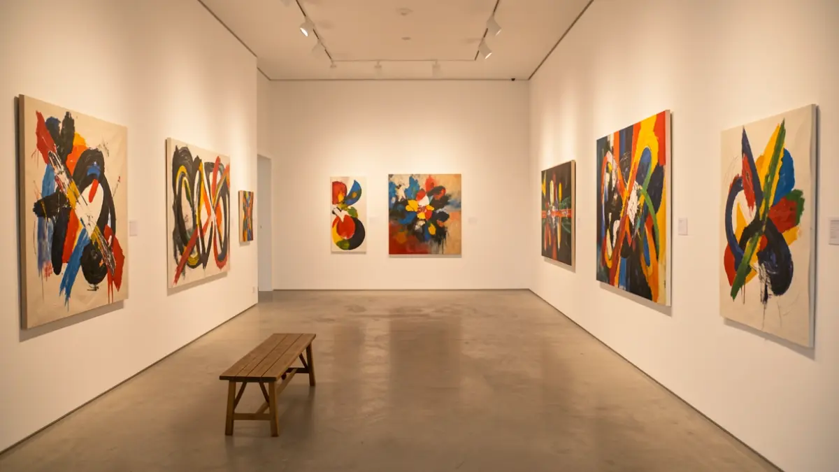 Imagen genérica de una exposición de arte contemporáneo.