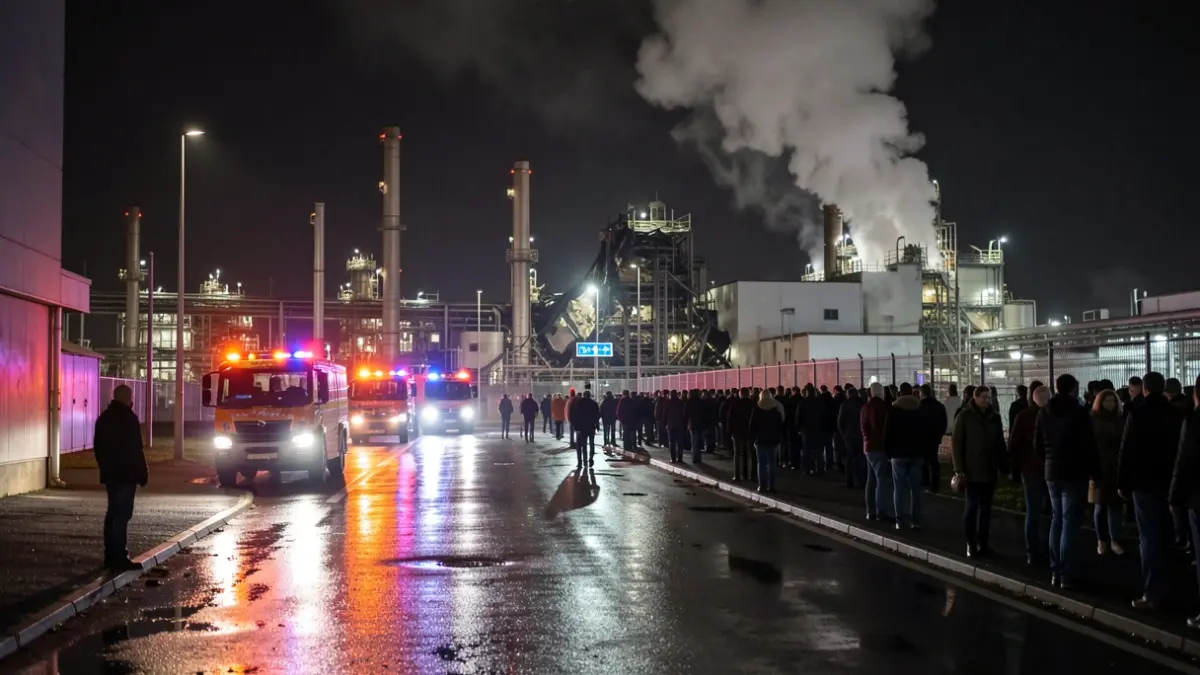Irudia generikoa da, istripu industrial baten ingurukoa.