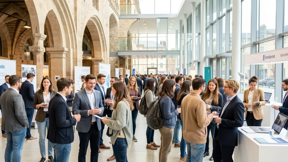 Imagen genérica de una feria de empleo.