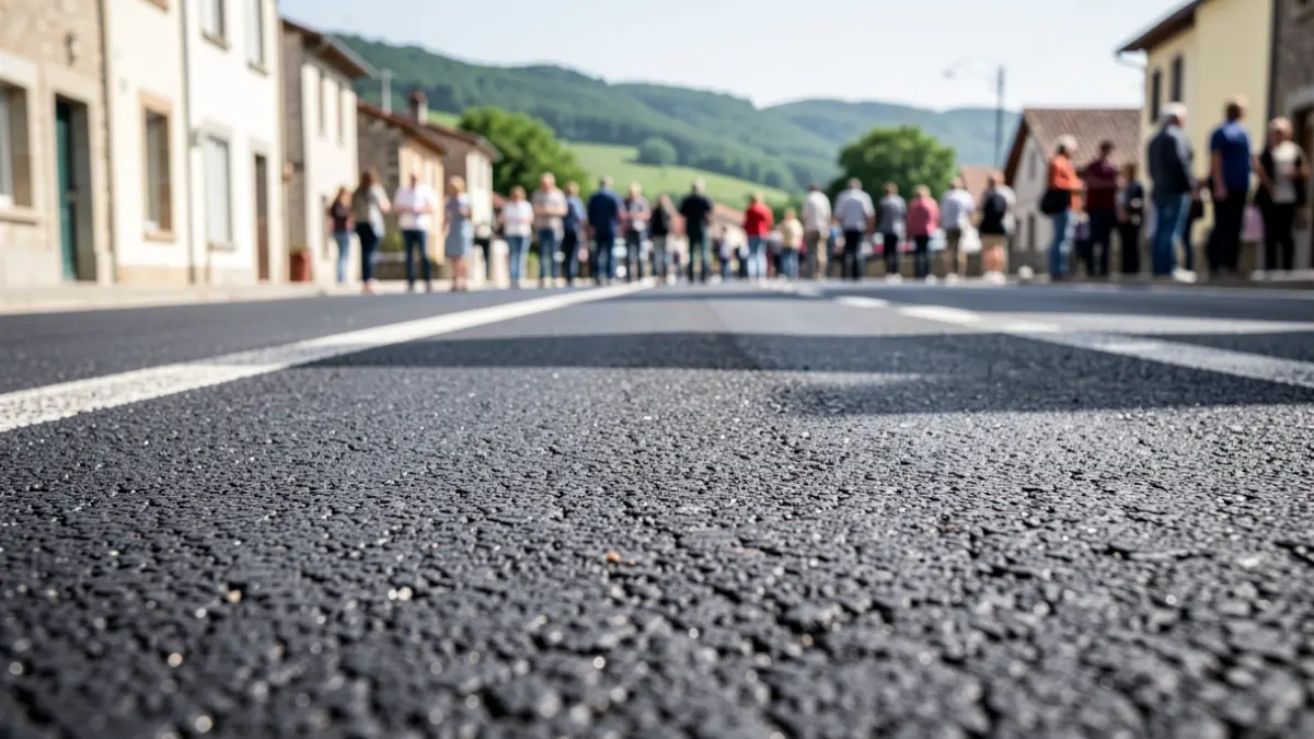 Generic image of a street resurfacing.