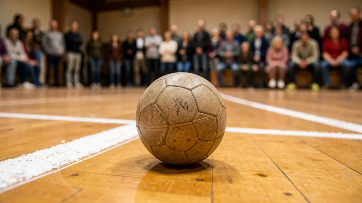 Imagen genérica de una pelota en la cancha.