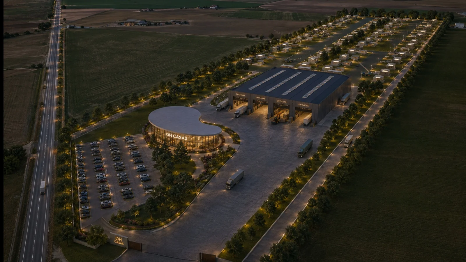 OH Casas Modulares-ek 10 urte bete ditu Espainiako etxebizitza industrializatu eta modularren fabrika handiena abian jarriz