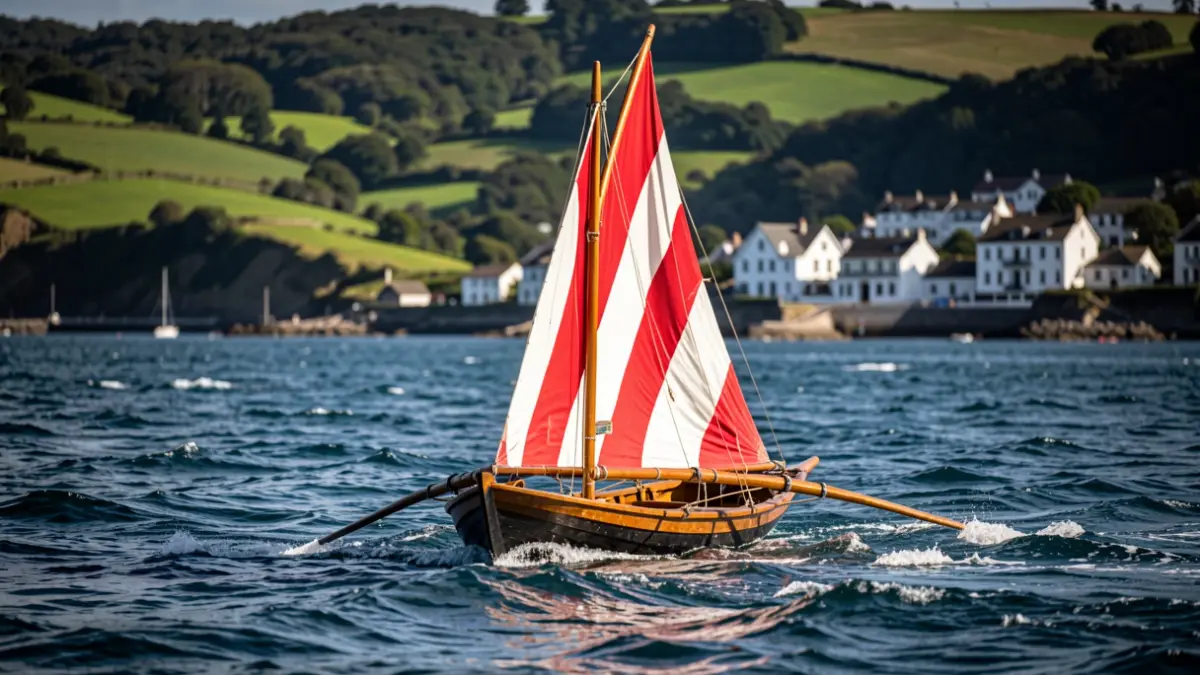 Photograph of the Orio rowing boat celebrating victory in the Euskalduna League.