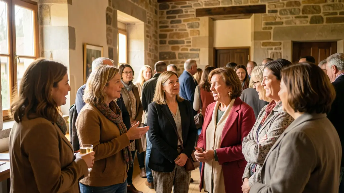 Generic image of a group of women conversing.