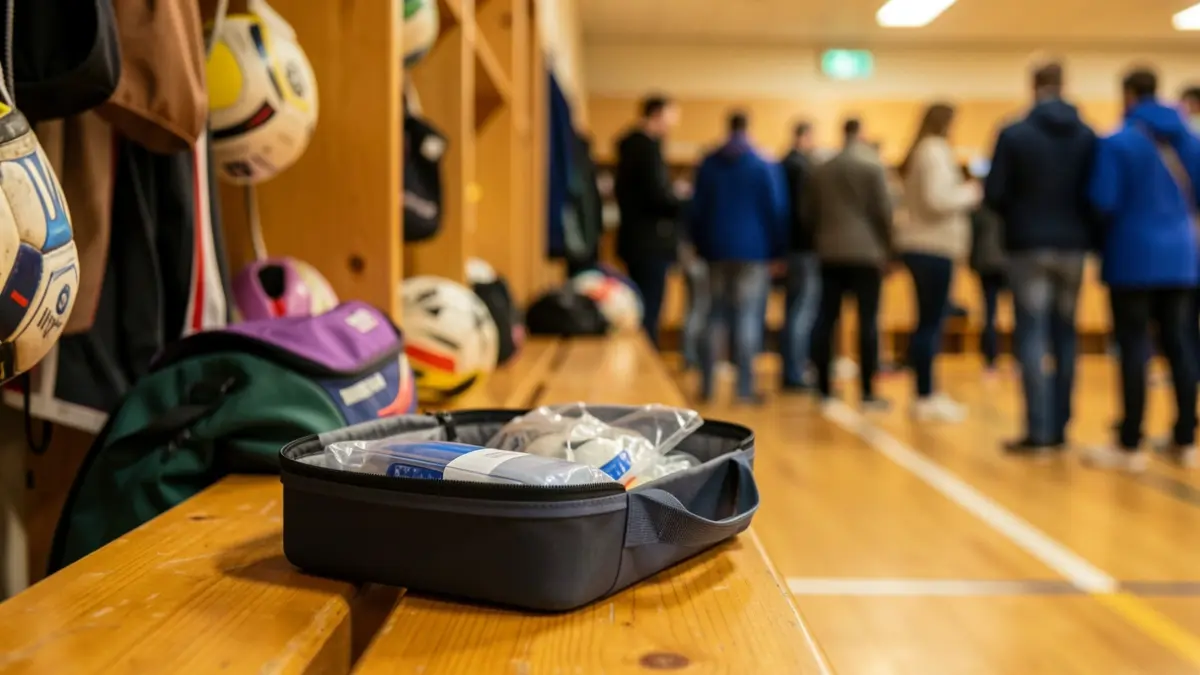 Imagen genérica de un botiquín médico para deportistas.