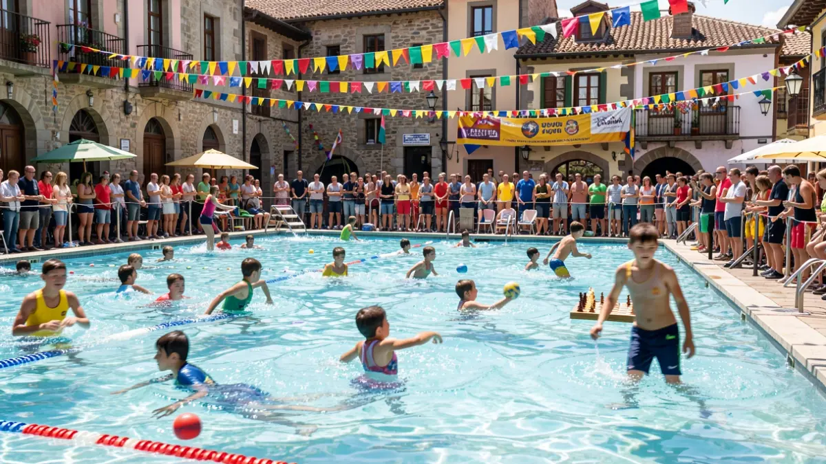 Imagen genérica de un evento deportivo vibrante durante las fiestas de San Joan.