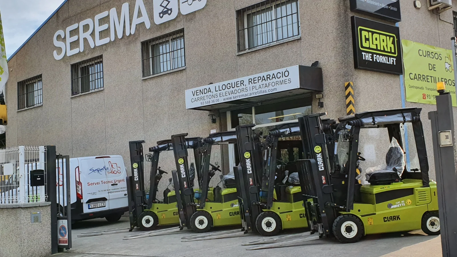 Serema Katalunian posizioa indartzen du, eskorga eta ATEX makineria espezialista gisa