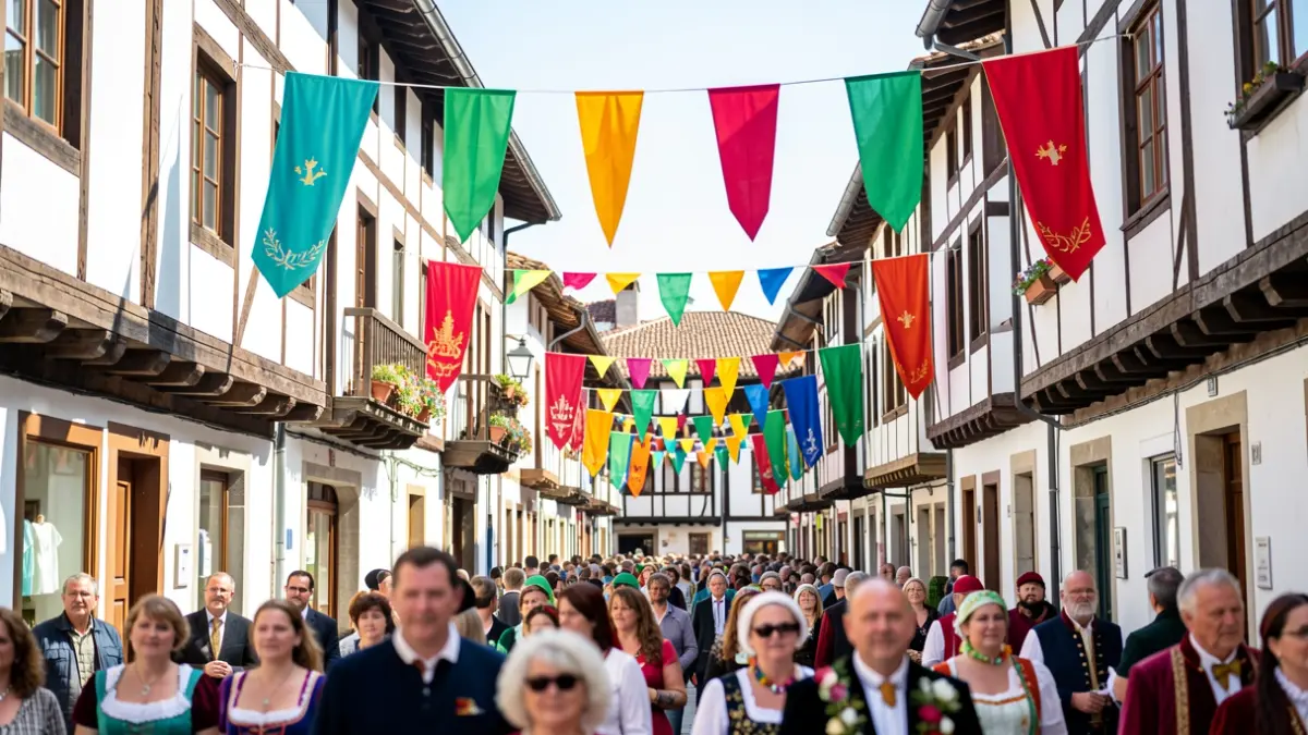 Imagen genérica: Ambiente callejero de las fiestas de San Joan en Tolosa.
