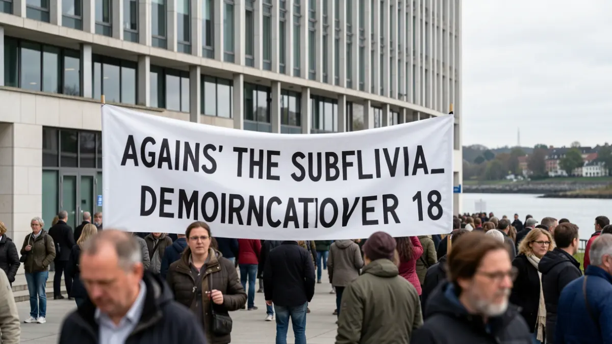Generic image of a protest banner.