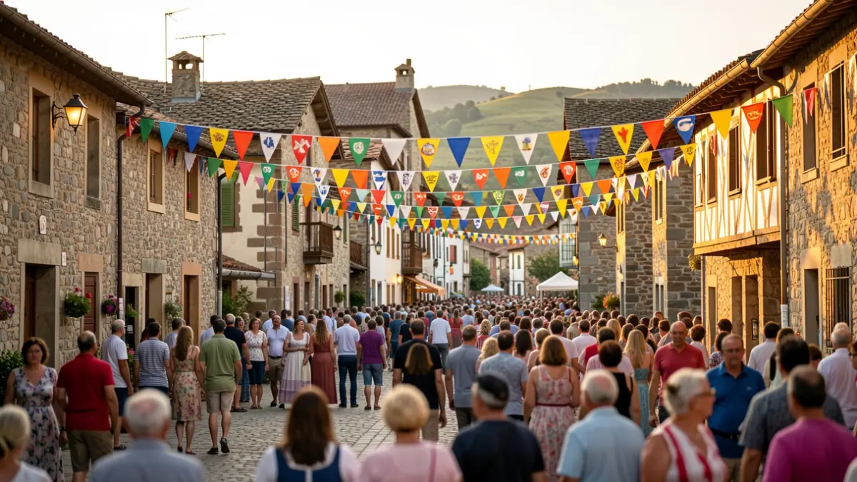 Generic image of the festive atmosphere in Urrestilla.