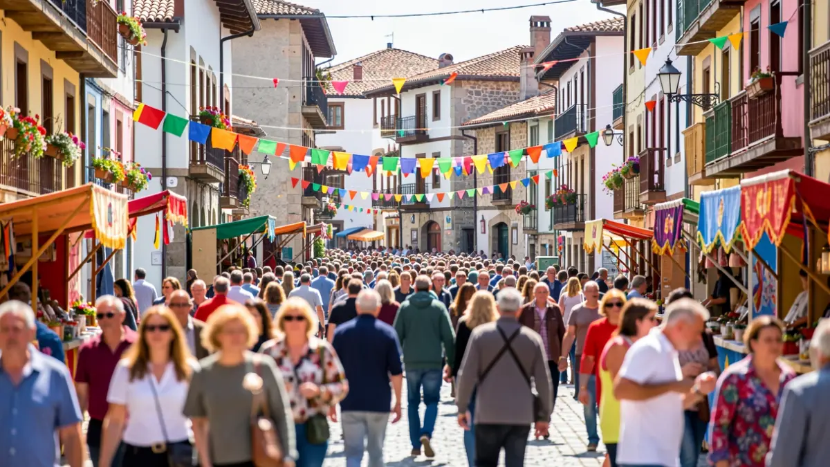 Generic image of a festive street scene.