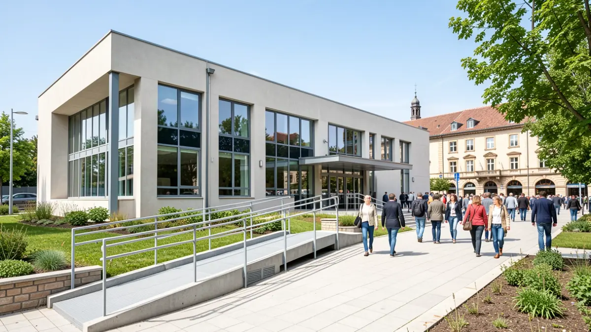 Generic image of the exterior of a community center in Vitoria-Gasteiz.