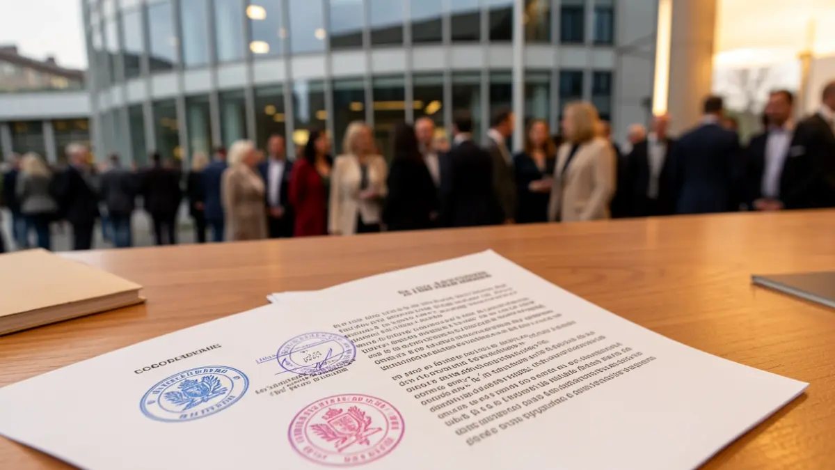 Imagen genérica: Un documento oficial con texto en castellano y euskera, sellos oficiales.