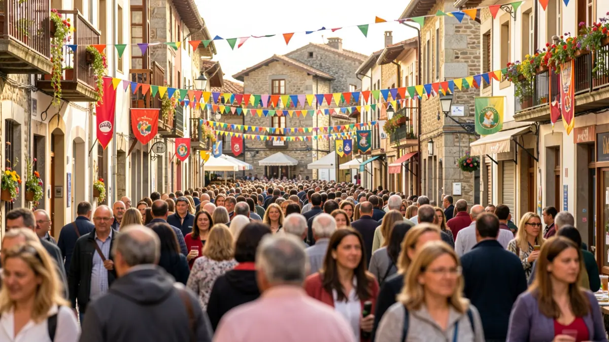 Imagen genérica del ambiente festivo de Amurrio.