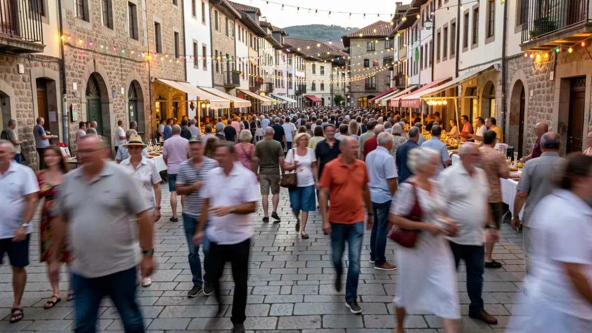 Imagen genérica de una exhibición festiva durante las fiestas de Santa Isabel.