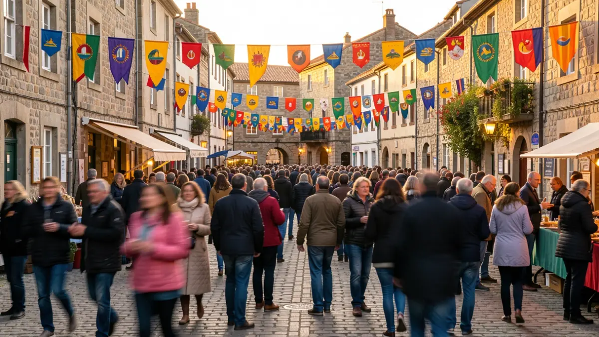 Generic image of the festive atmosphere in Narrondo.