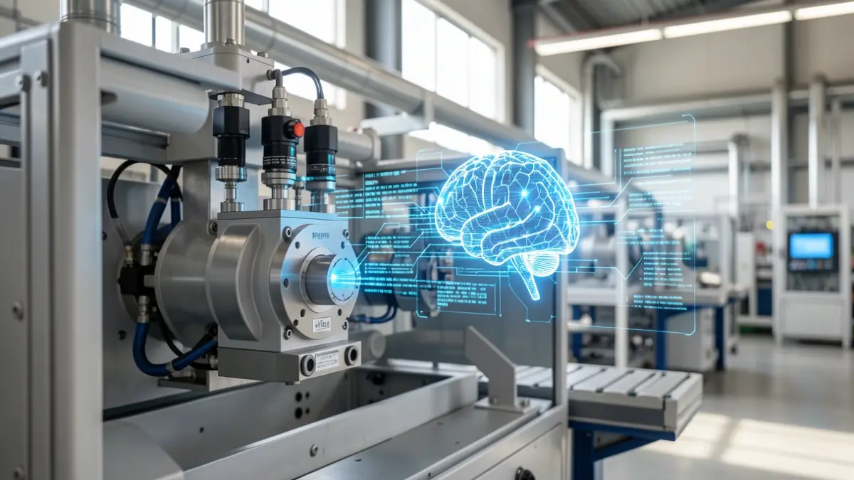 Analysis of industrial machine data through generative artificial intelligence.