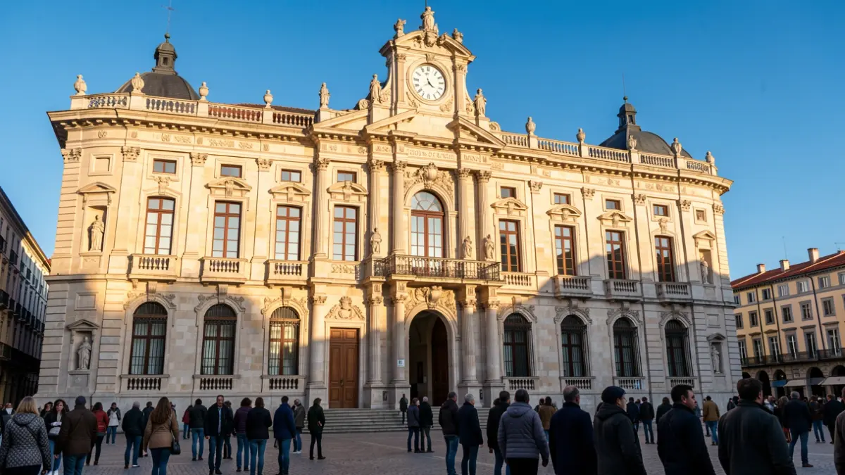 Generic image: Facade of the Vitoria-Gasteiz Town Hall.