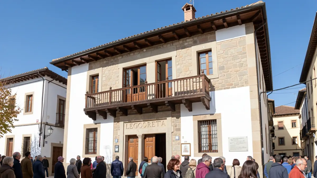 Imagen genérica de la fachada del ayuntamiento de Legorreta.