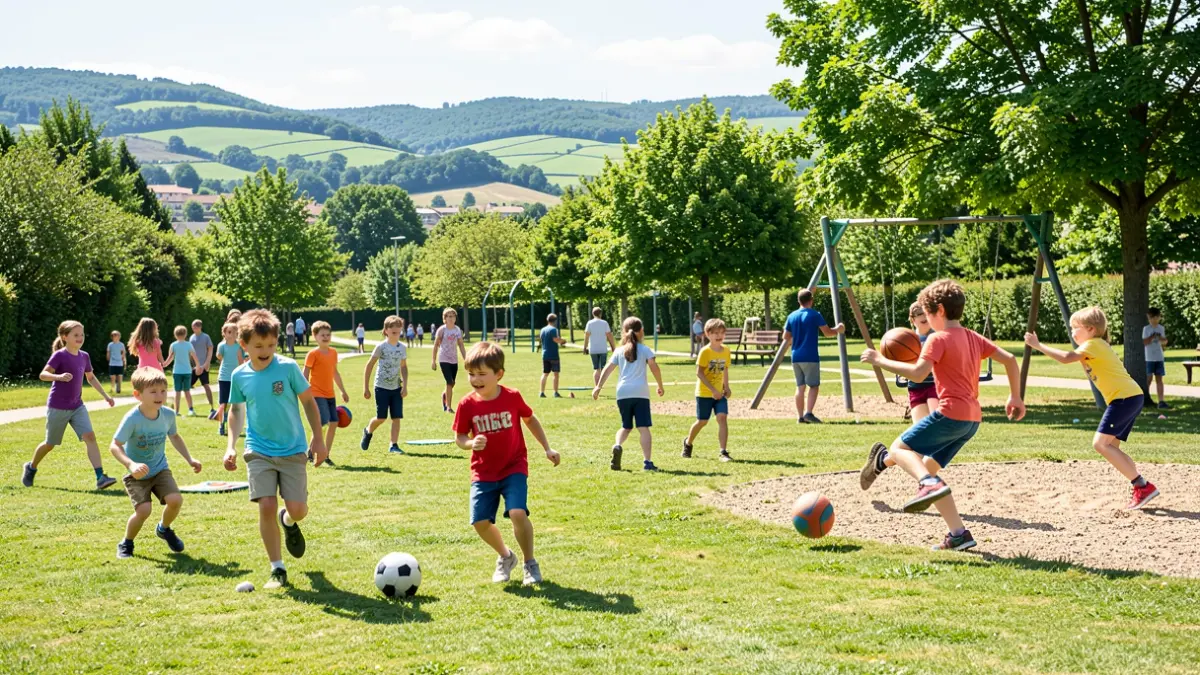 Imagen genérica de niños participando en actividades deportivas de verano.