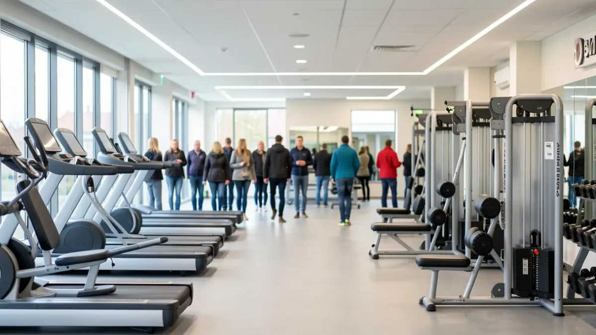 Irudi generikoa: gimnasio moderno bat makina berriekin.