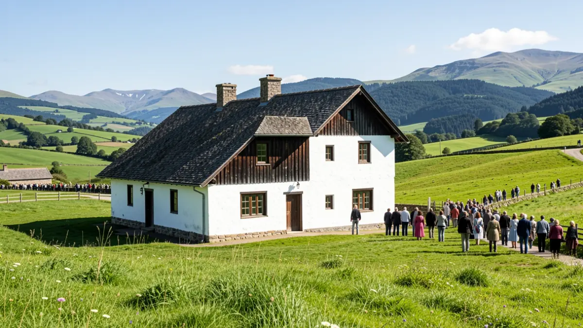 Imagen genérica del entorno rural del País Vasco.