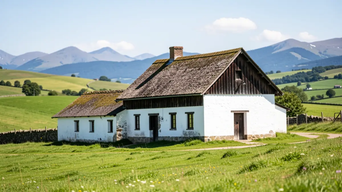 Generic image of a rural Basque Country landscape.
