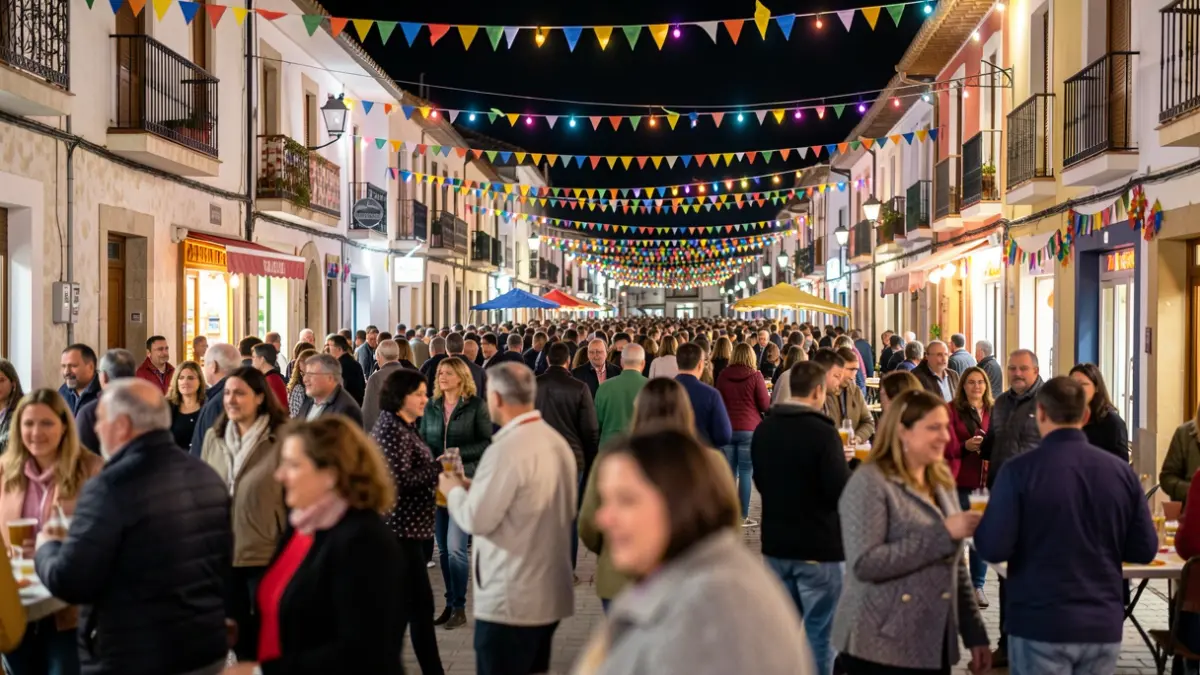 Generic image showing the festive atmosphere in Basauri.