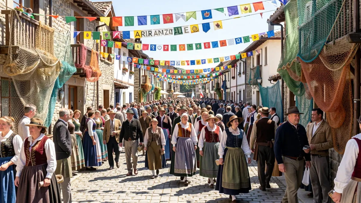 Imagen genérica que refleja el ambiente de la celebración del Arrantzale Eguna en Bermeo.