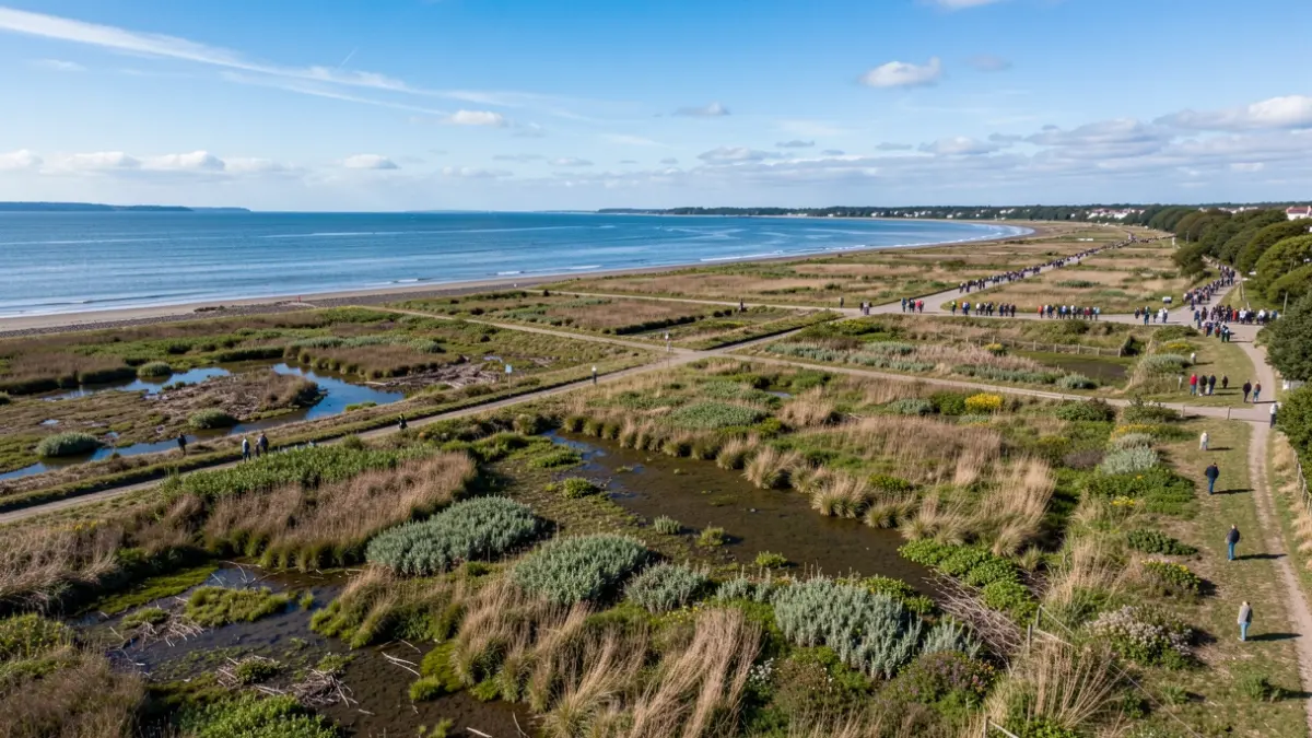 Generic image of a wetland area in Euskadi undergoing ecological restoration.