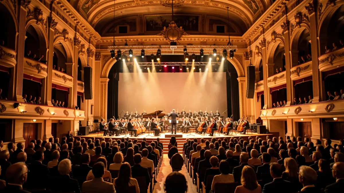 Imagen genérica de una sala de conciertos de una Orquesta Sinfónica.