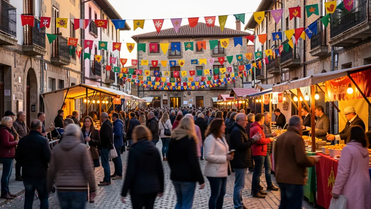 Generic image: Festive atmosphere of the San Fausto festivals in Durango.