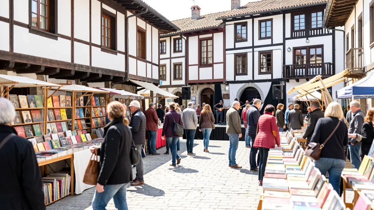 Imagen genérica de la Feria del Libro y Disco en Euskera de Etxebarri.