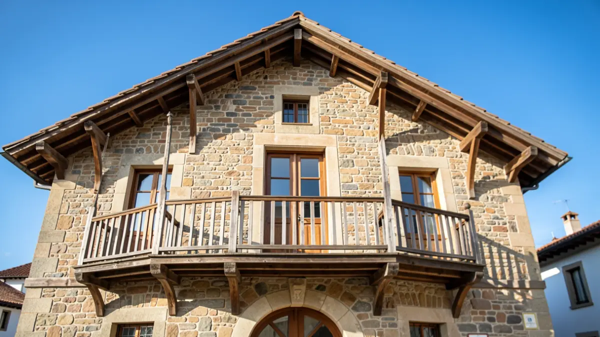 Generic image of the Casa de Juntas facade in Gernika, showcasing traditional Basque architecture.