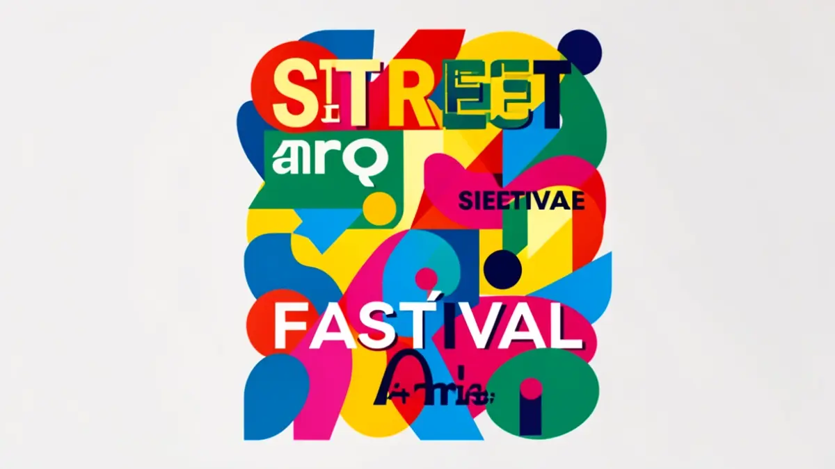 Generic image: Artistic and colorful poster design for the Umore Azoka festival, featuring text in Basque and Spanish.