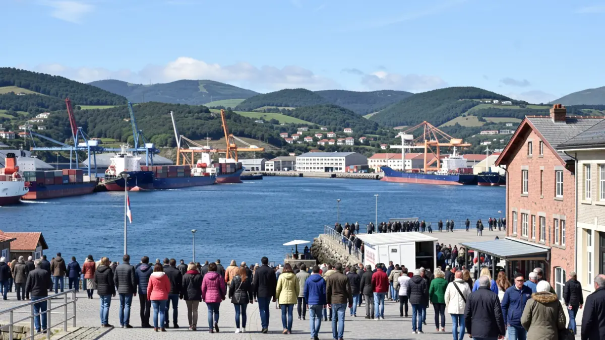 Generic image of the port of Pasaia.